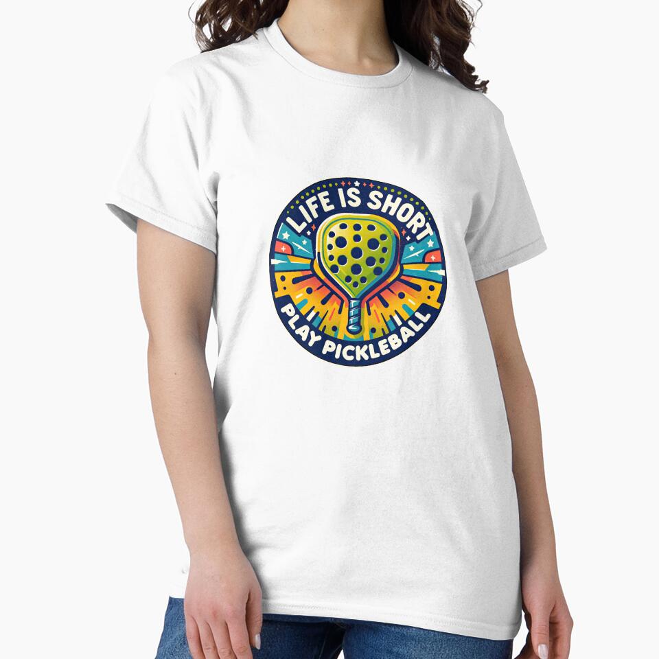 Life is Short, Play Pickleball by Mindful-Designs