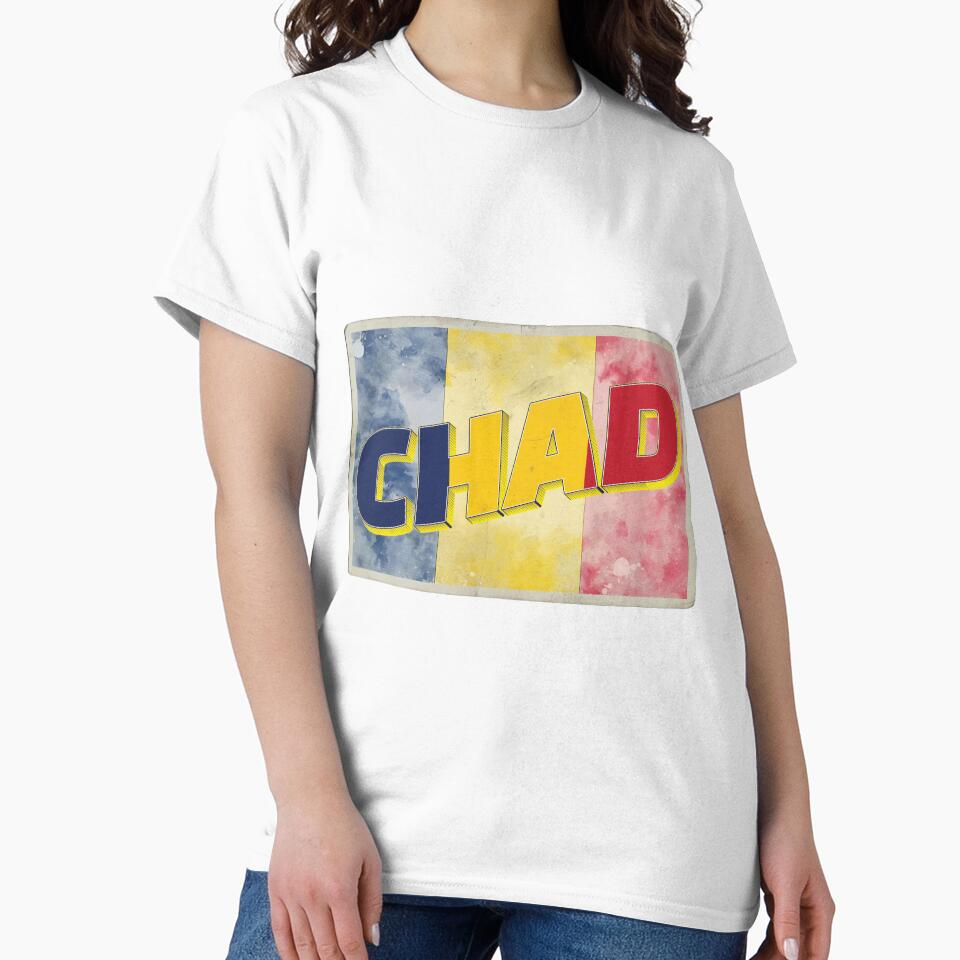 Chad Vintage style retro souvenir by DeveloperProp0