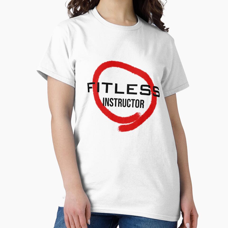 Fitless Instructor - Funny Sarcastic Fitness Quote by AnassBachar