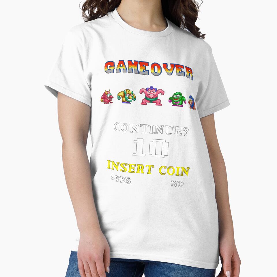 Vintage Retro Gaming - Game over Insert Coin Continue? by VZCreativeLab