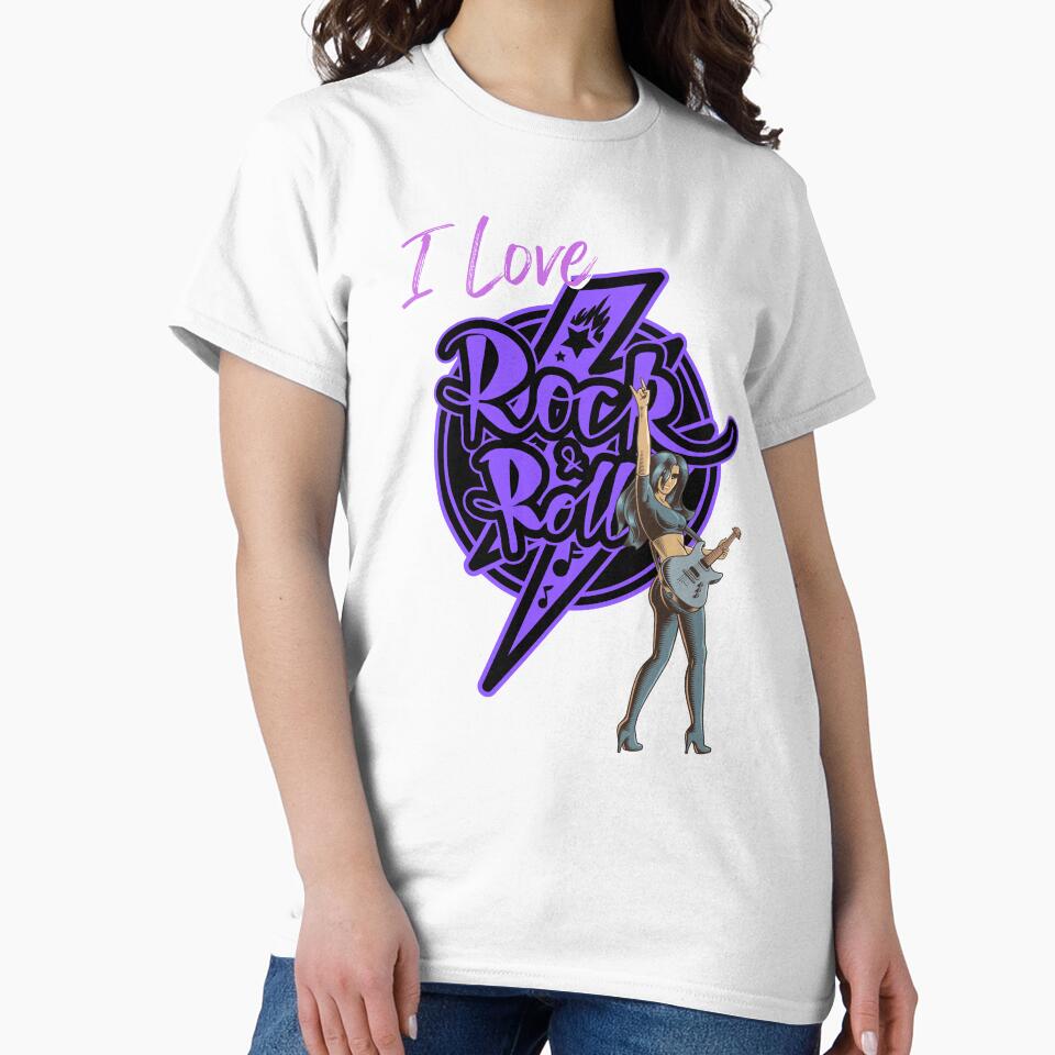 I Love Rock & Roll - Purple, Dark by Mean-Musician