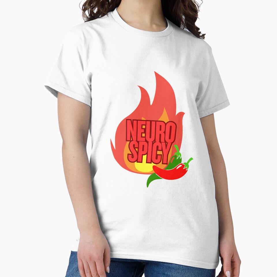 NeuroSpicy Funny Neurodivergent Sticker ADHD Autism Gift by HexTheAlgorithm