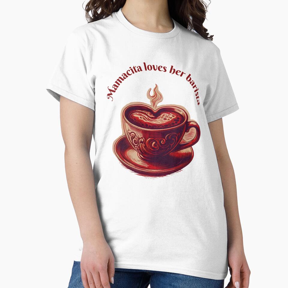 Mamacita Loves Her Barista - Funny Gift For Mothers Day by DemureArtsy