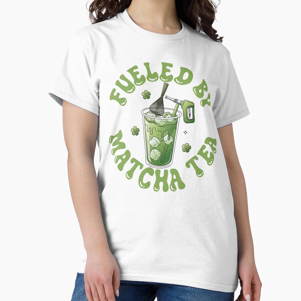 Fueled By Matcha Tea – Funny Green Matcha Lover Aesthetic by dianadouri