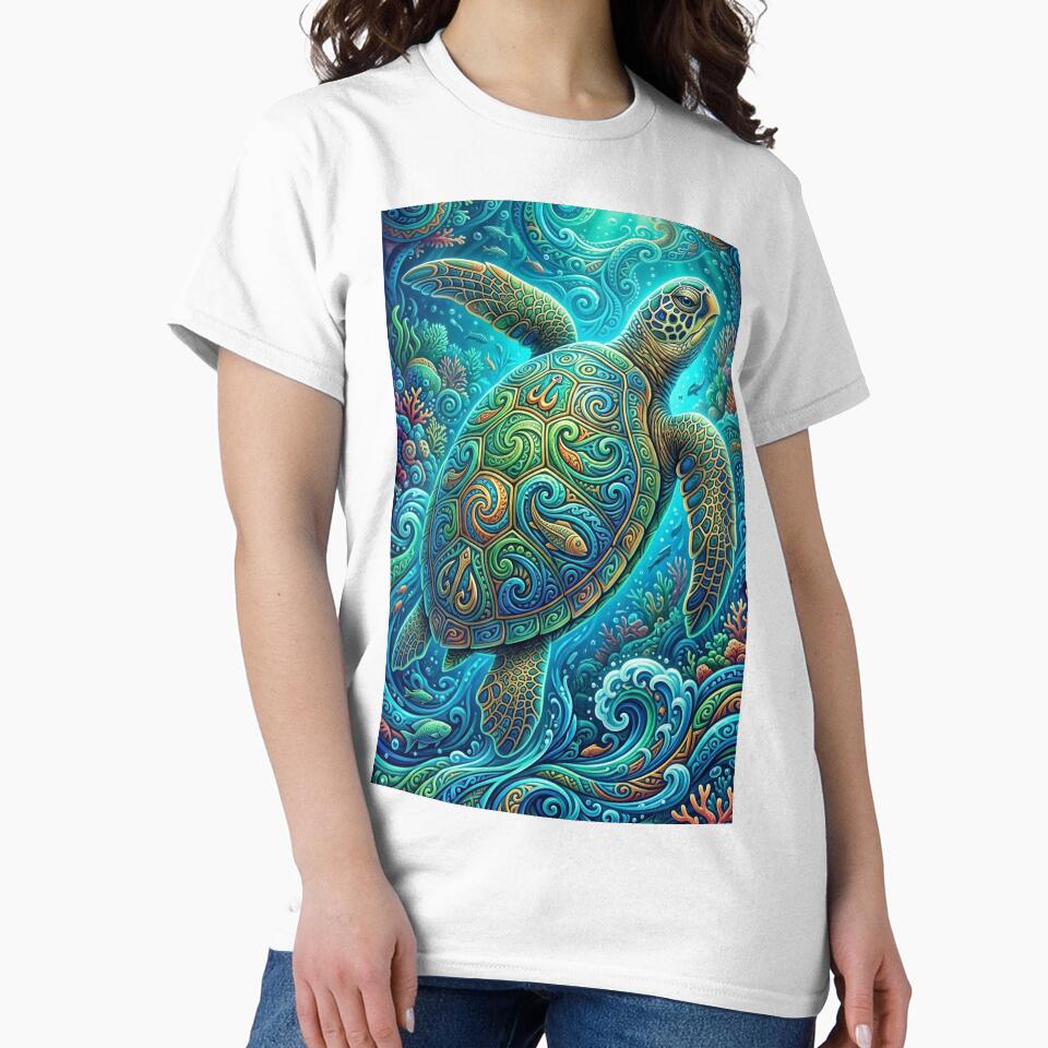 GREEN SEA TURTLE by likbatonboot