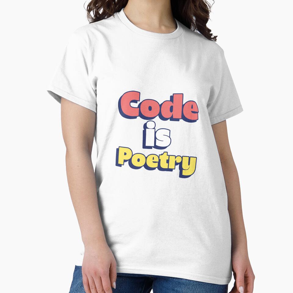Code Is Poetry – Minimalist Programmer Design for Developers and Tech Enthusiasts by Ani-24