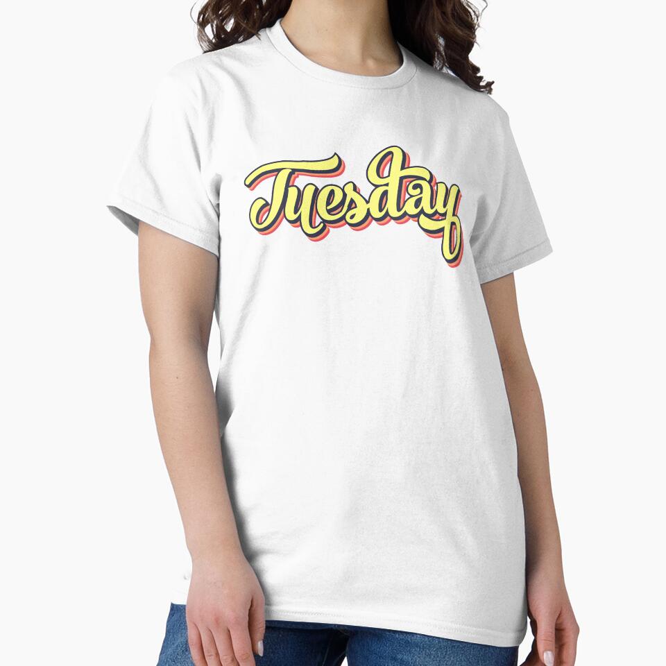 Retro colorful font tuesday by PrintsyGal