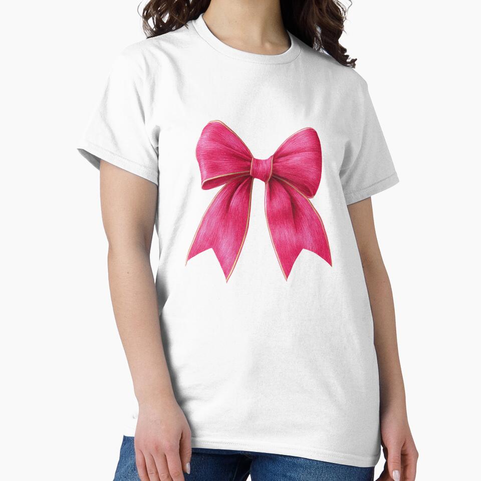 Bright Pink bow by MendaciousMina