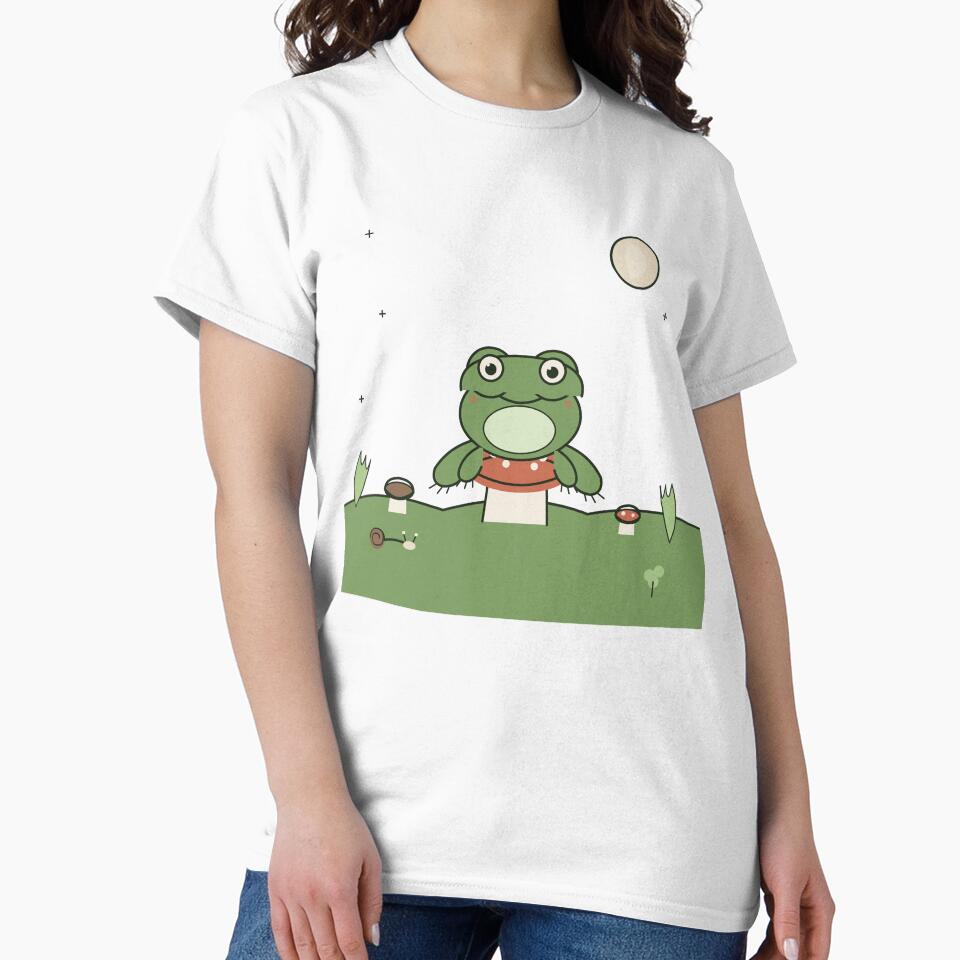 Goblincore Frog on Mushroom — Cottagecore Forest Aesthetic by inkbymuntaha