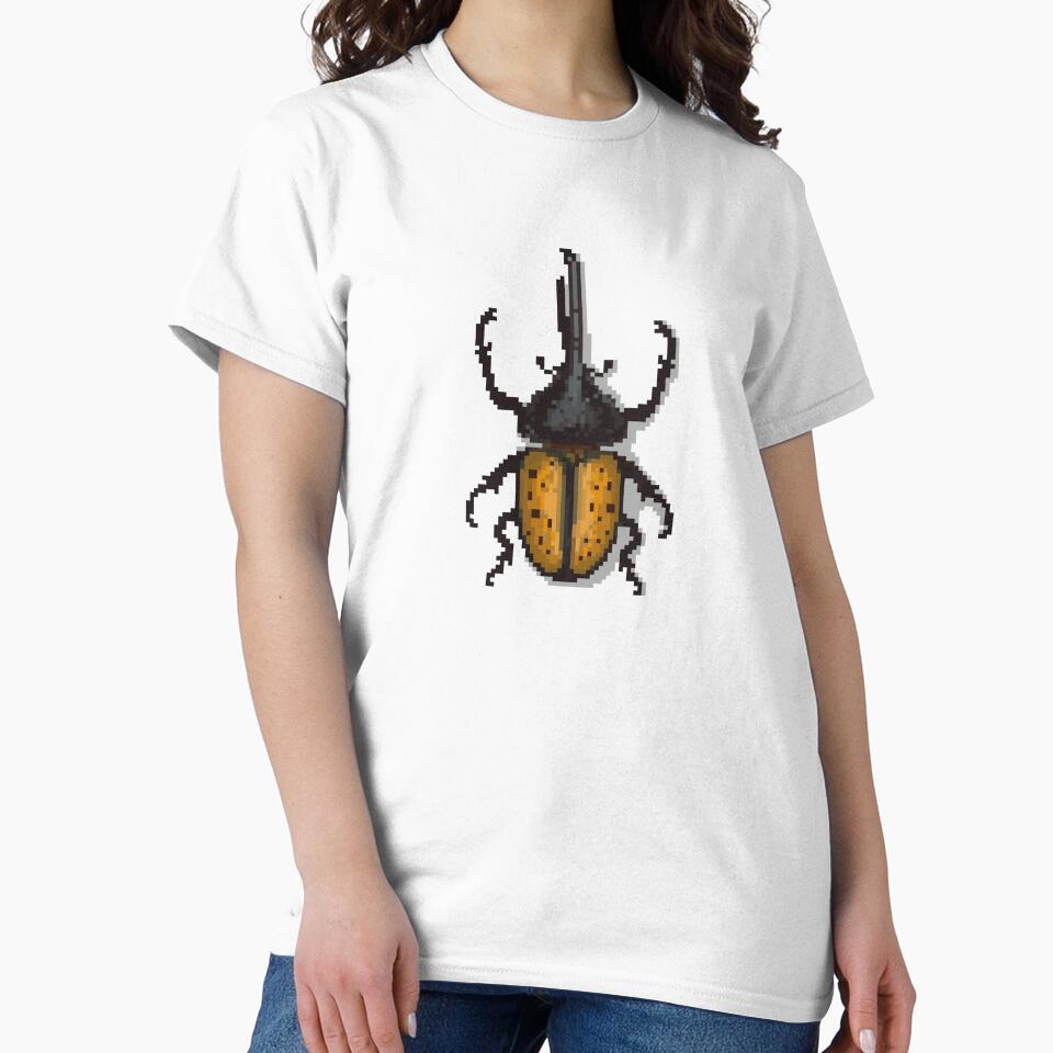 Pixel art beetle nº 44 by Kanistamps