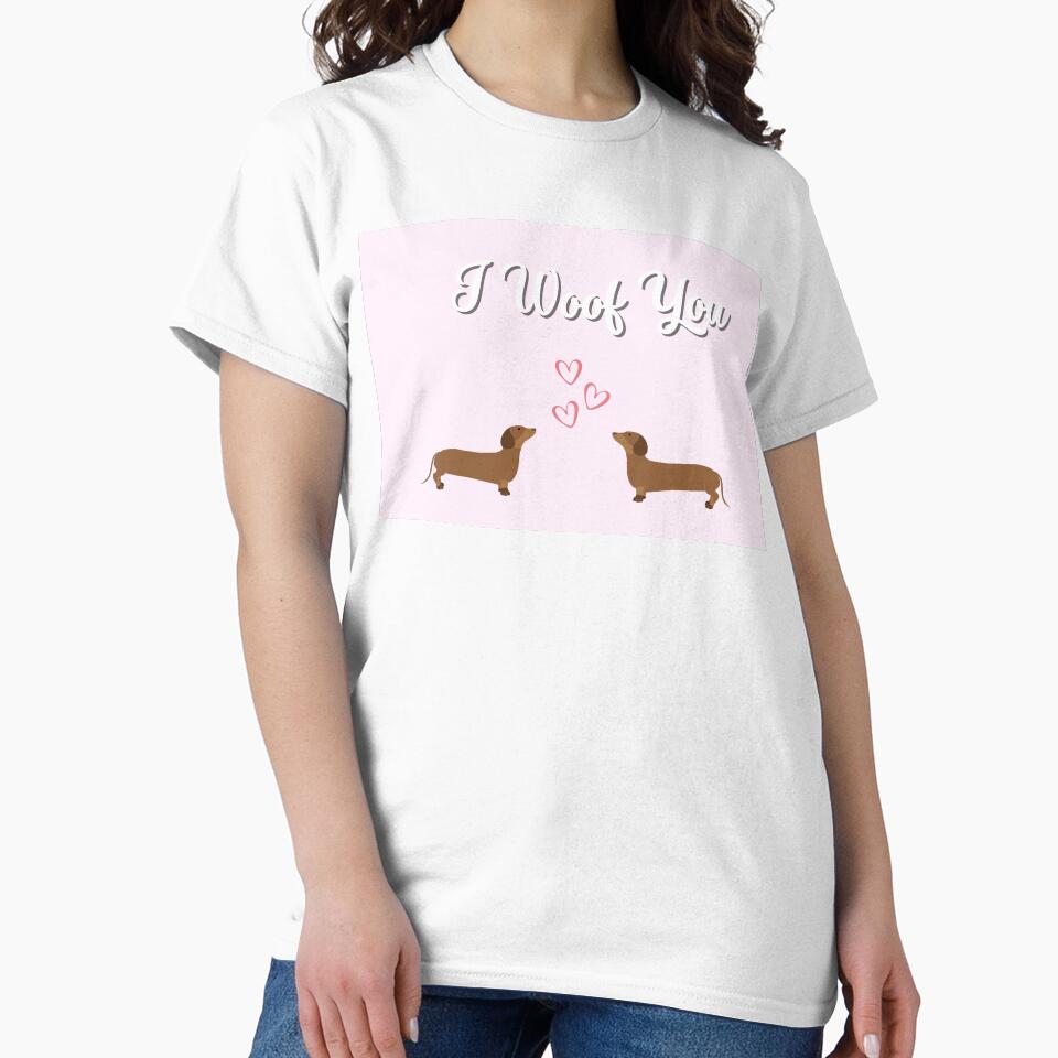 I woof you - dog lovers print by dreammeme
