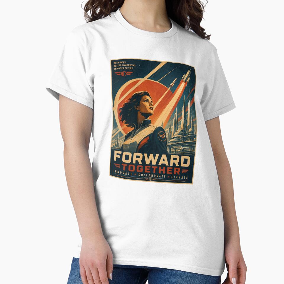 Forward Together – Retro Futurism Space Propaganda by Fleetwood1994