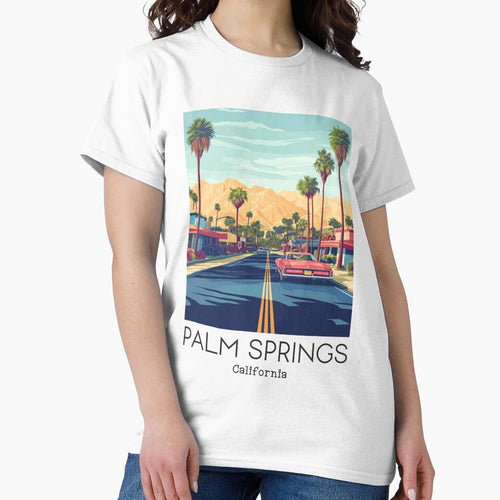 A Vintage Travel Illustration of Palm Springs - California - United States by GoodOldVintage