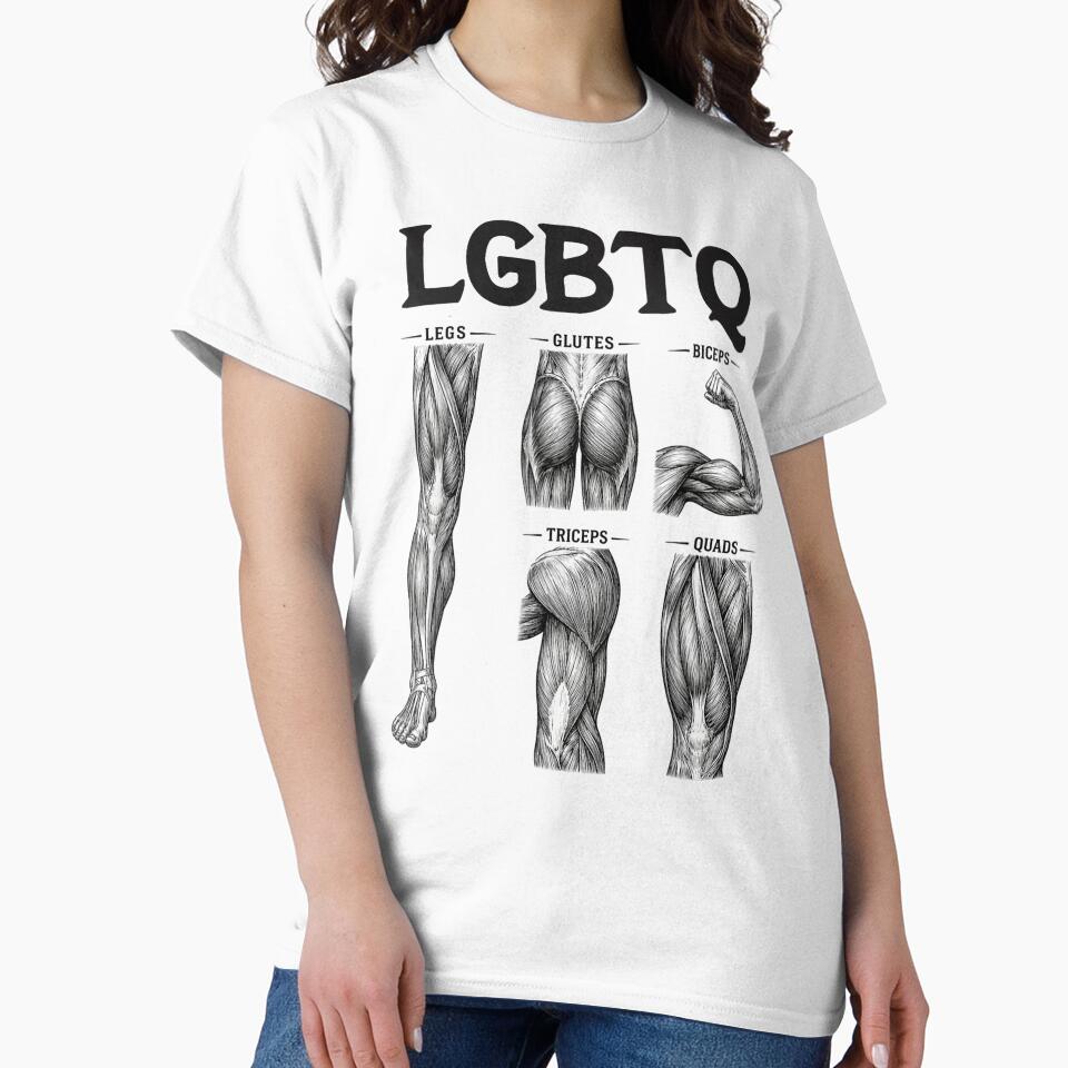 LGBTQ Legs Glutes Biceps Triceps Quads Gym Lover Workout by ZalcArtStore