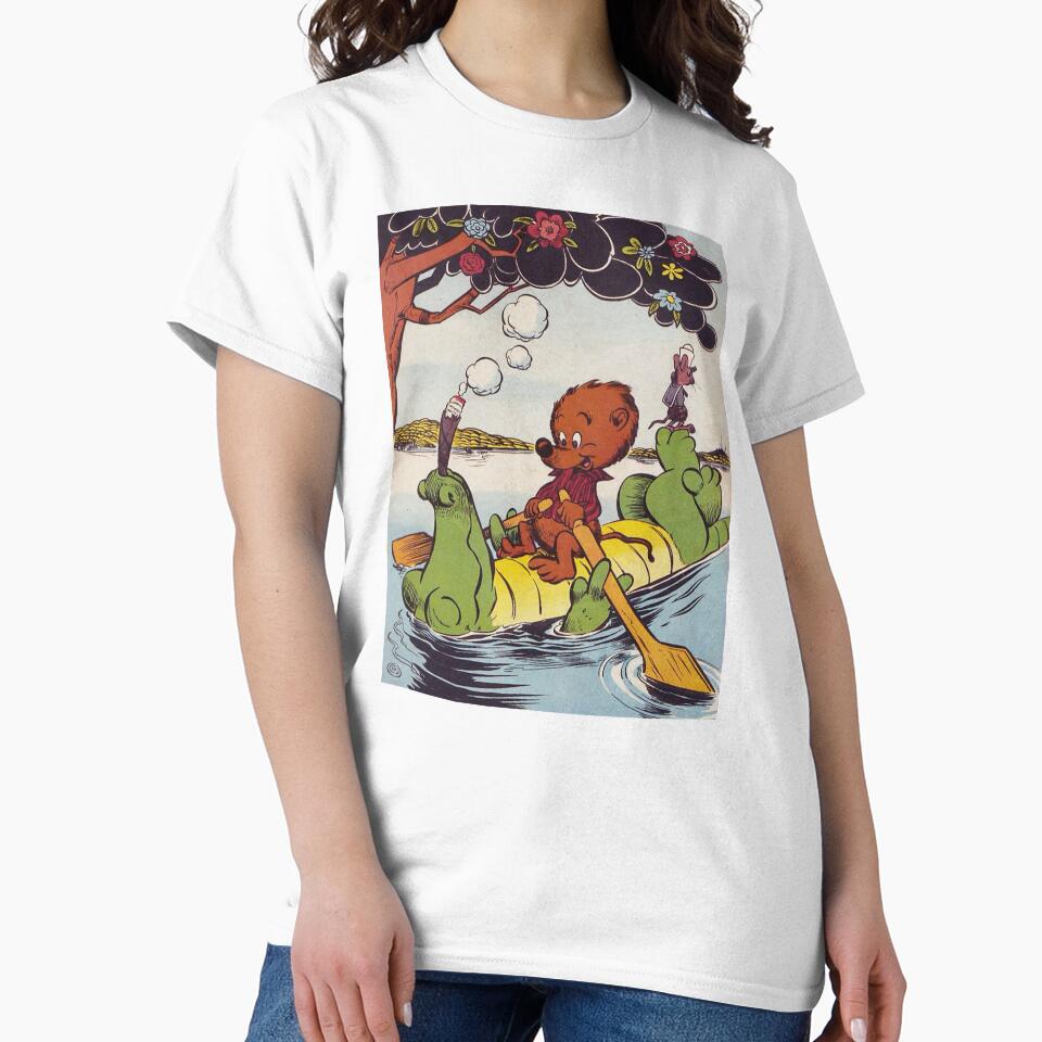 Bear and Alligator - Comic Book Art - Vintage Art by RickE
