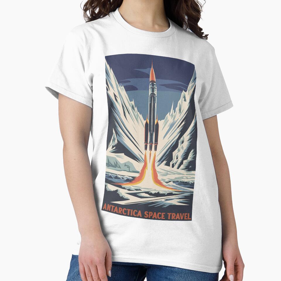 Retro Expedition: Antarctica Space Odyssey by 3MillsDesign
