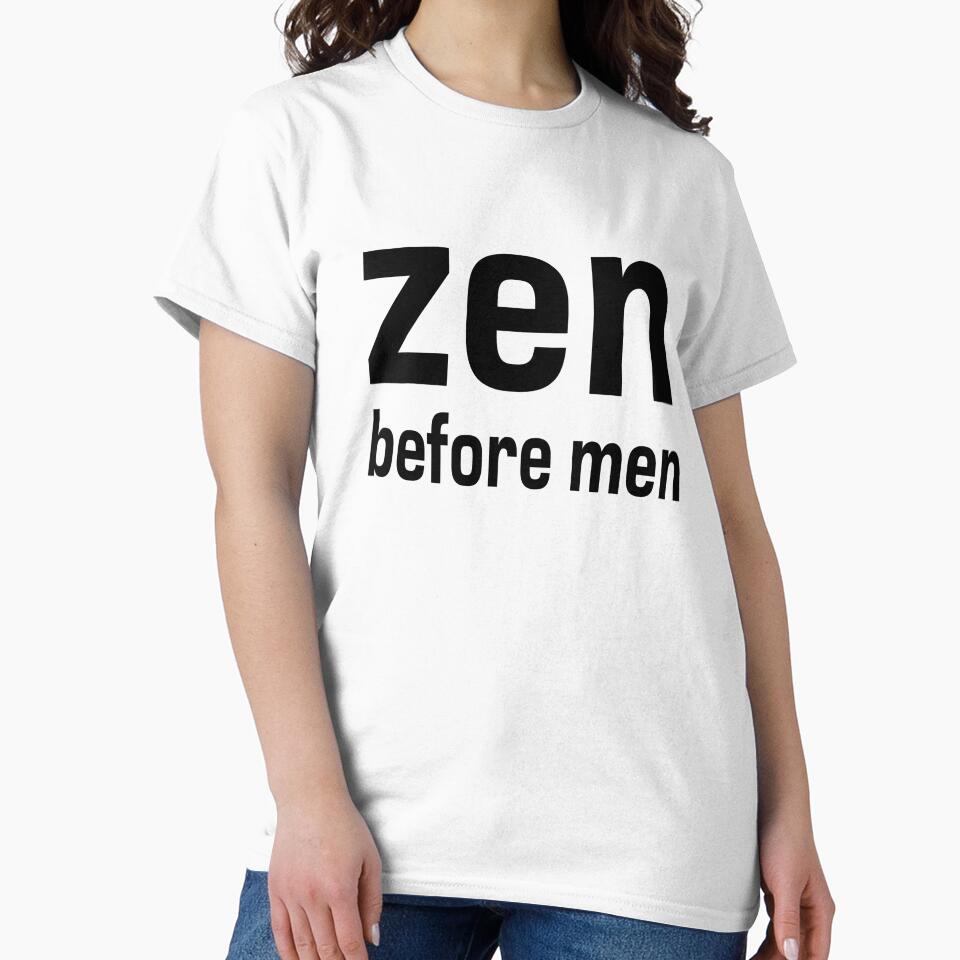 Zen Before Men | yoga top by PetrKad