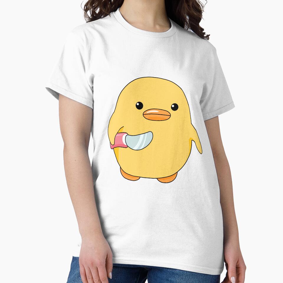 Angry little duckling with a knife by SamyraPereira