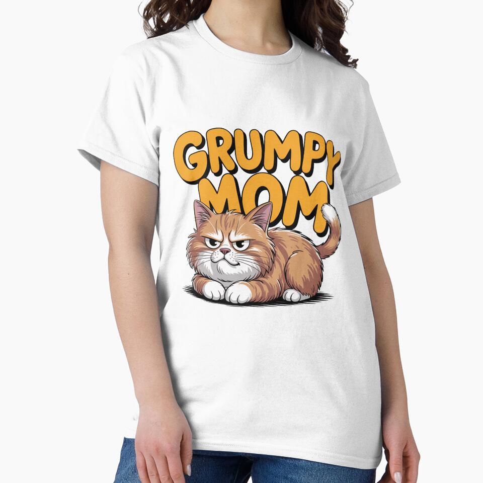 Grumpy Redhead Cat Mom by MonkiFlipp