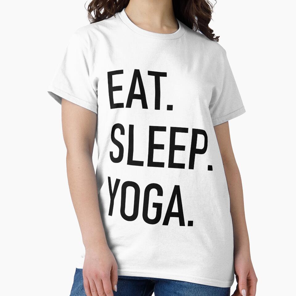 Eat, Sleep, Yoga. yoga top by PetrKad