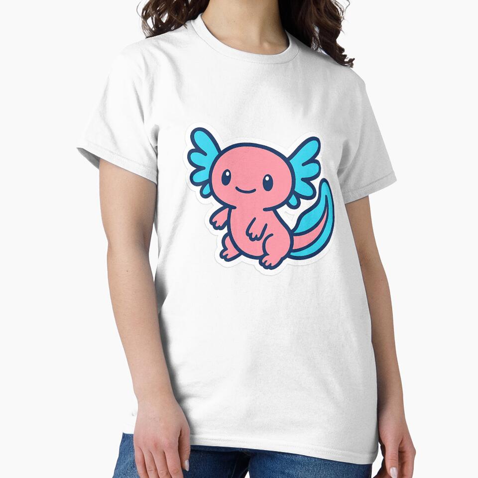 Happy Anime Axolotl by Anime and 90s Style