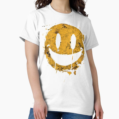 Acidic Decay - Urban Grunge Smiley Face by Sir Meow Meow