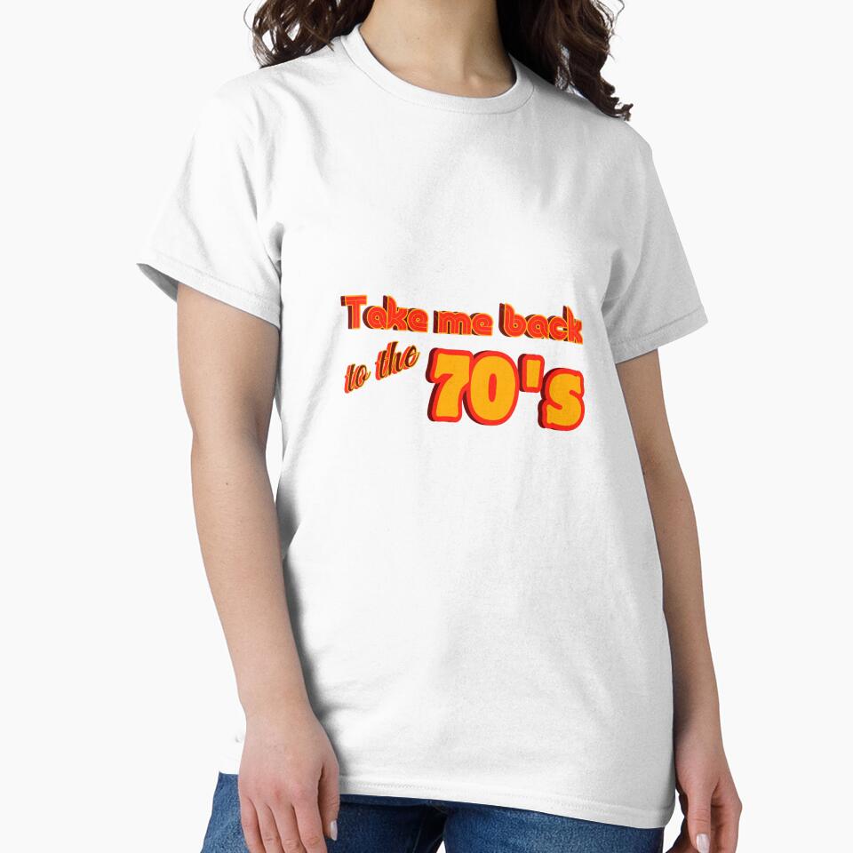 Take Me Back to the 70s – Retro Vibes in Orange and Red by Vision Illustrated