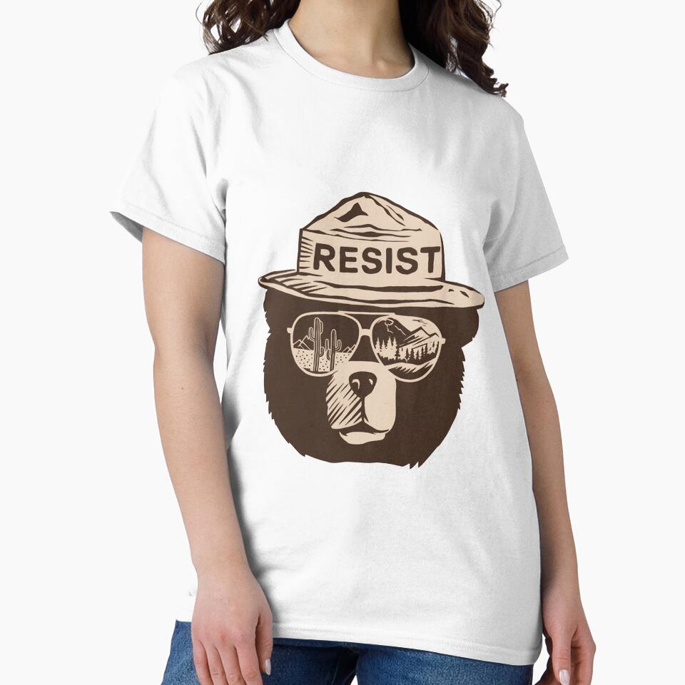 Protect our national parks - smokey the bear Resist and hands off our forests by SkeletonsDanger