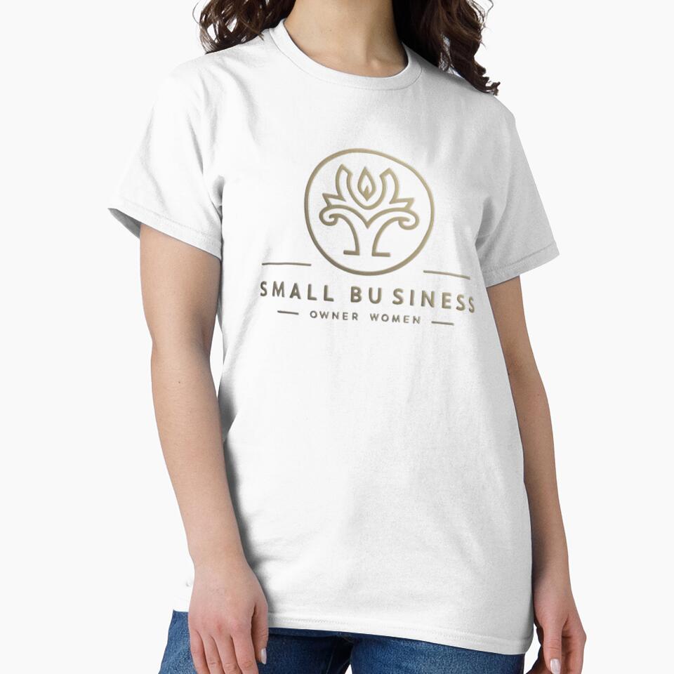 small business owner women t-shirt by urszulakier