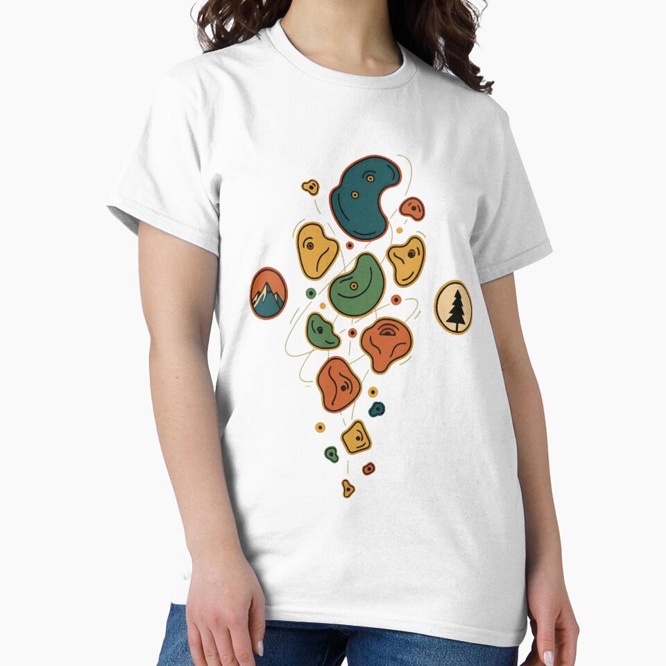 Climbing Rocks and Nature Abstract Art by LuminOrb