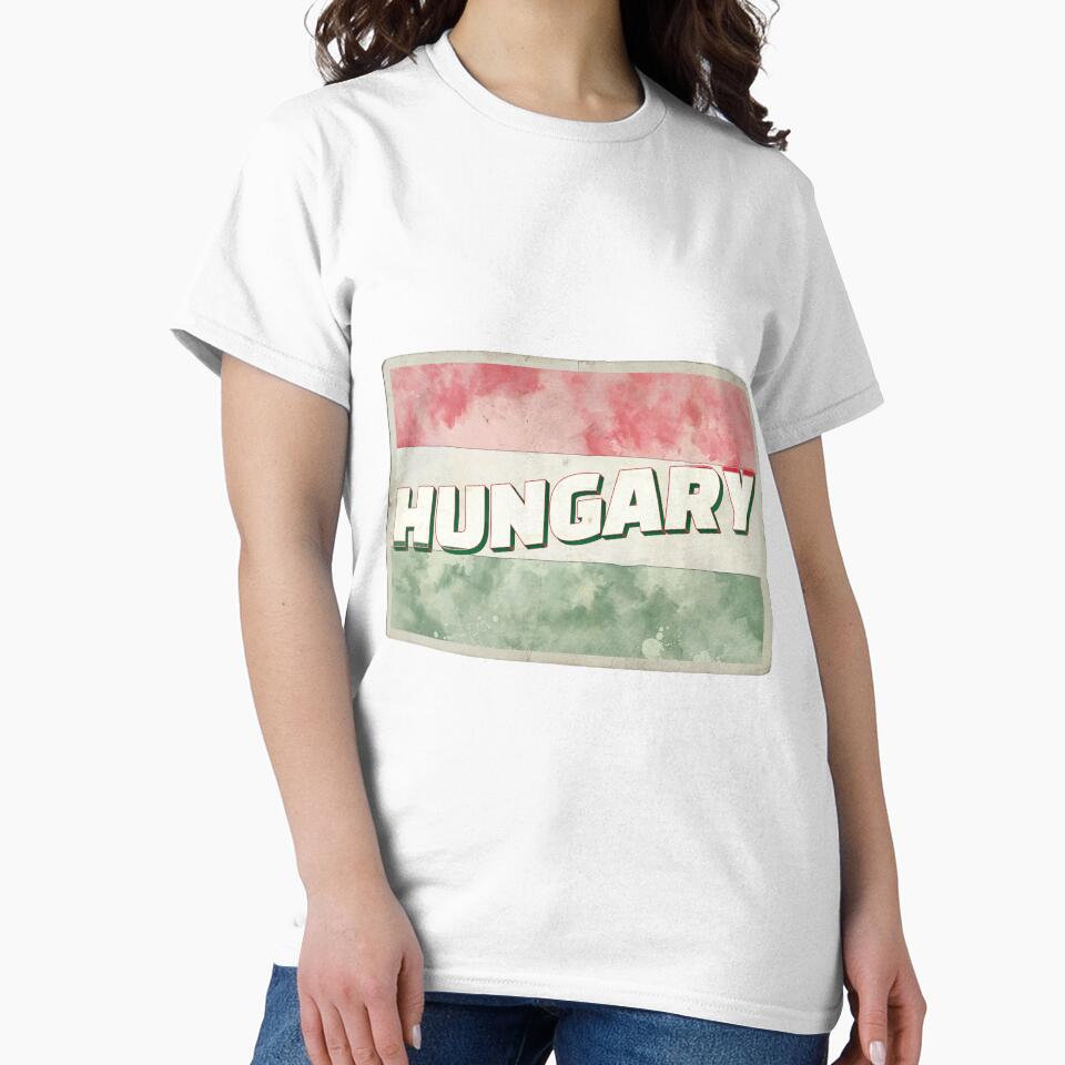 Hungary Vintage style retro souvenir by DeveloperProp0