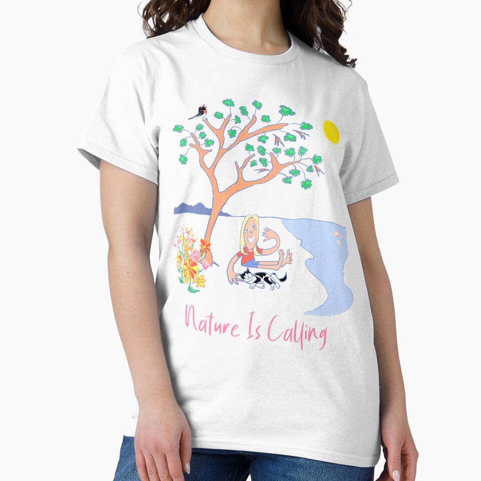Nature Is Calling (pink text) by Heuly Horton