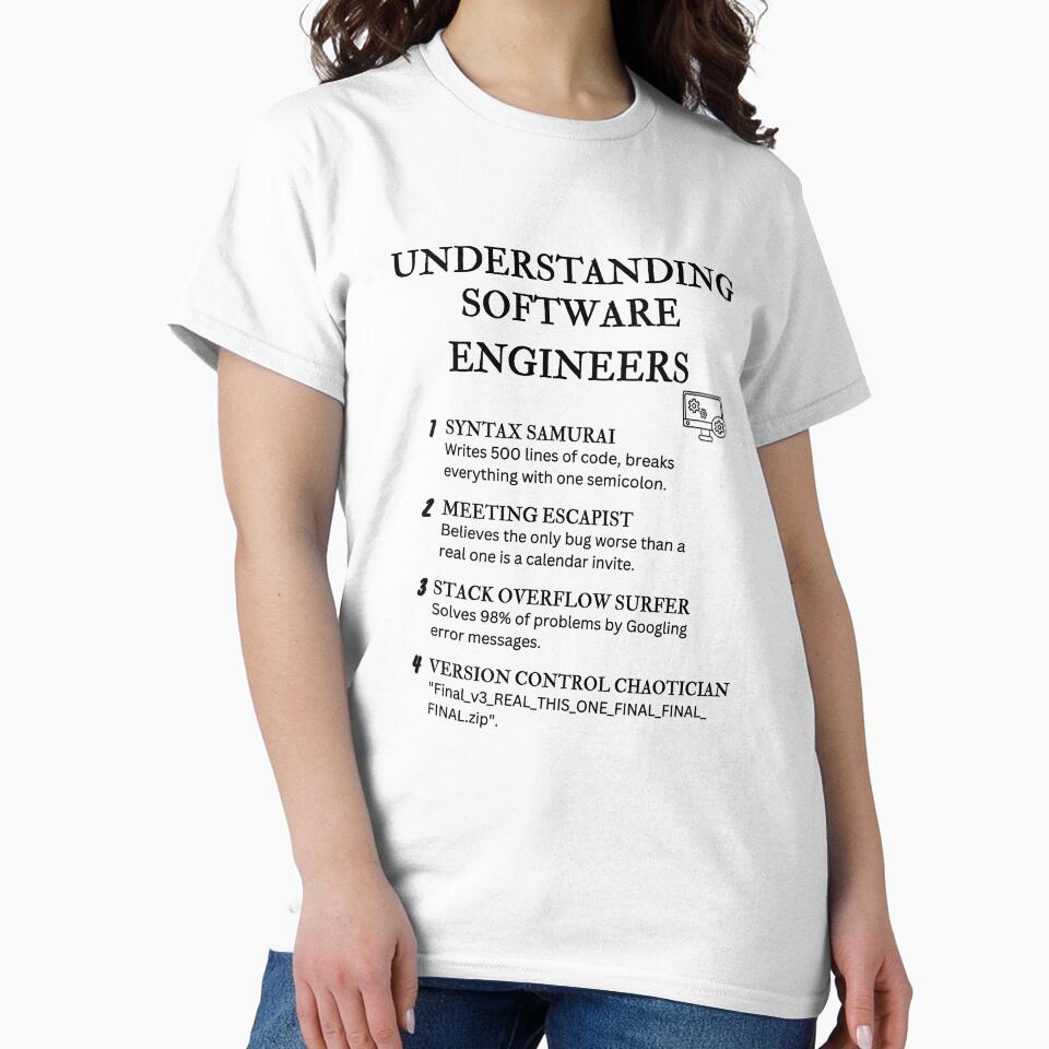 UNDERSTANDING SOFTWARE ENGINEERS – Hilarious Job Definitions for Coders & Techies by PsyFlow35