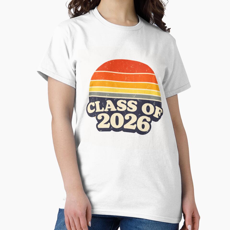Retro Class of 2026 Senior Year Graduation Sunset by Zek2552