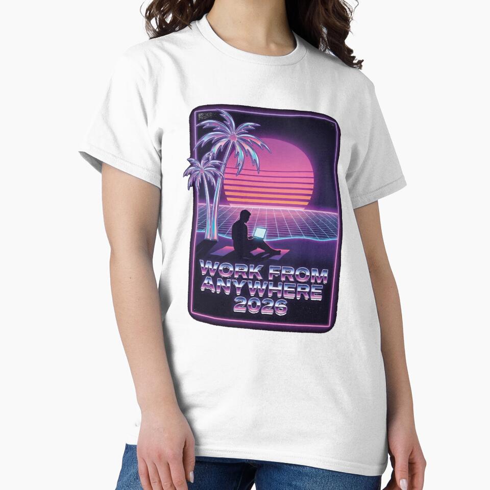 Work From Anywhere 2026 Vaporwave by FlamaC