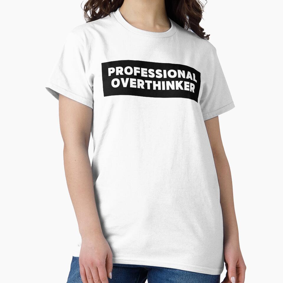 Professional Overthinker Label by ureggie