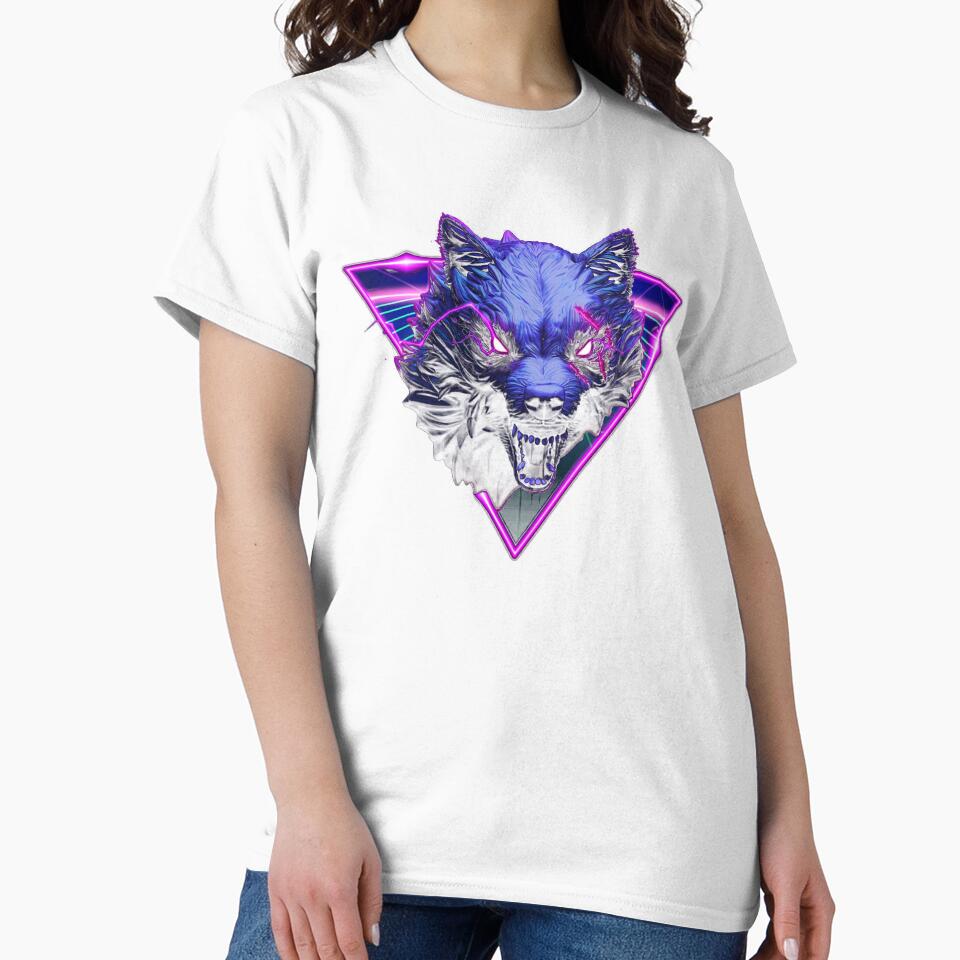 neon wolf by MangaCortaTees