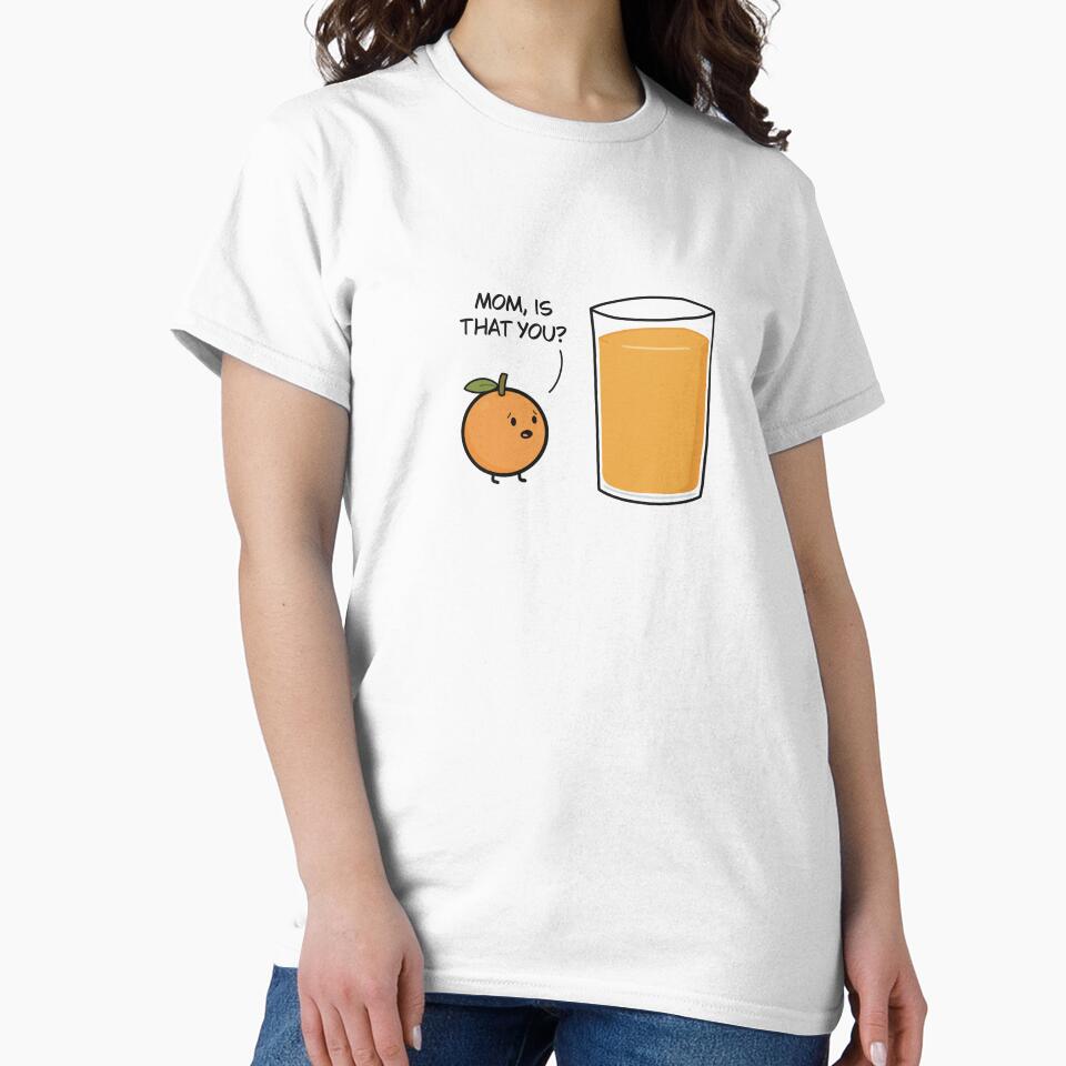 Funny orange “mom is that you?” by GraphicWorlds