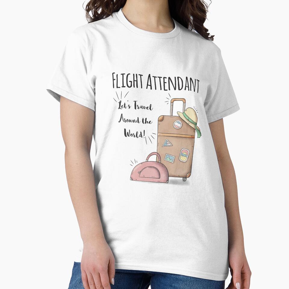 Flight Attendant Let's Travel Around The World by 4AllTimes