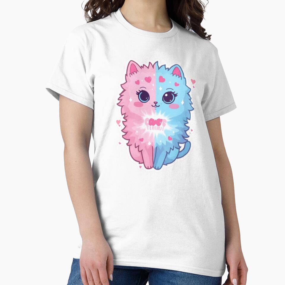 Cotton Candy Cat Kawaii Sticker by Stylestickers55