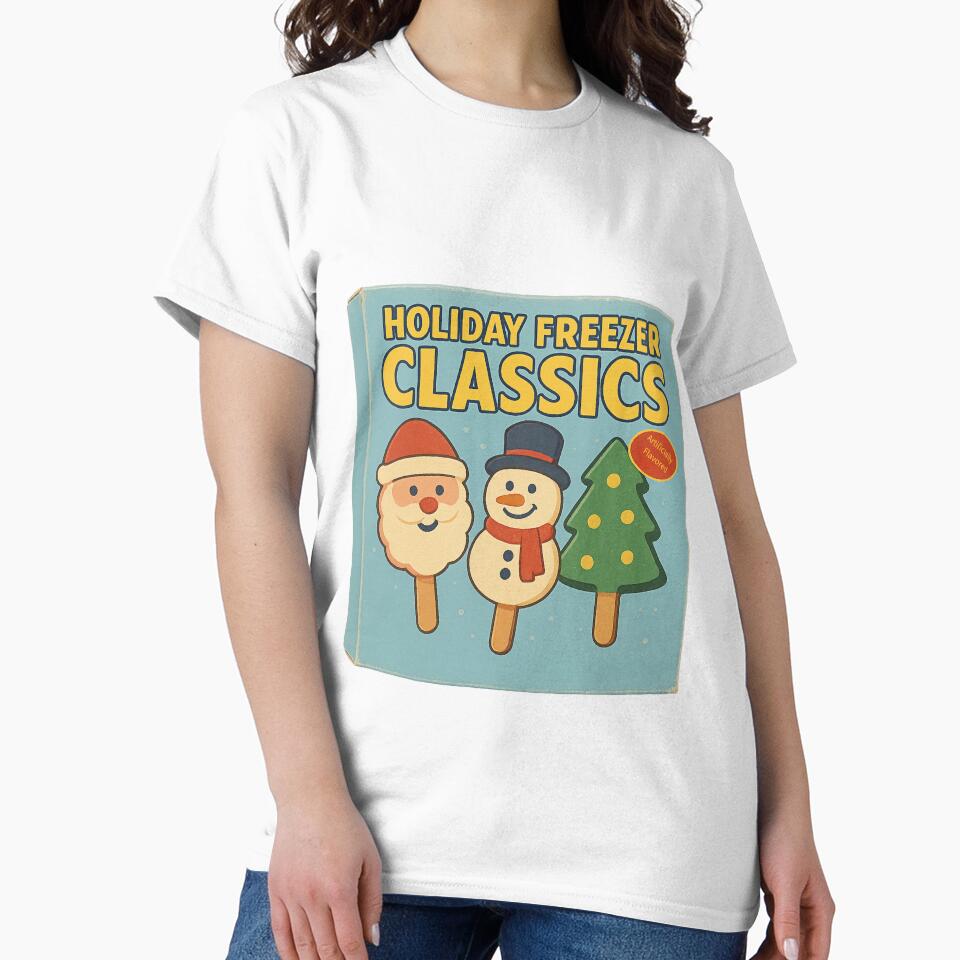Holiday Freezer Classics – Vintage 90s Christmas Ice Cream Box Nostalgia by HexieNT