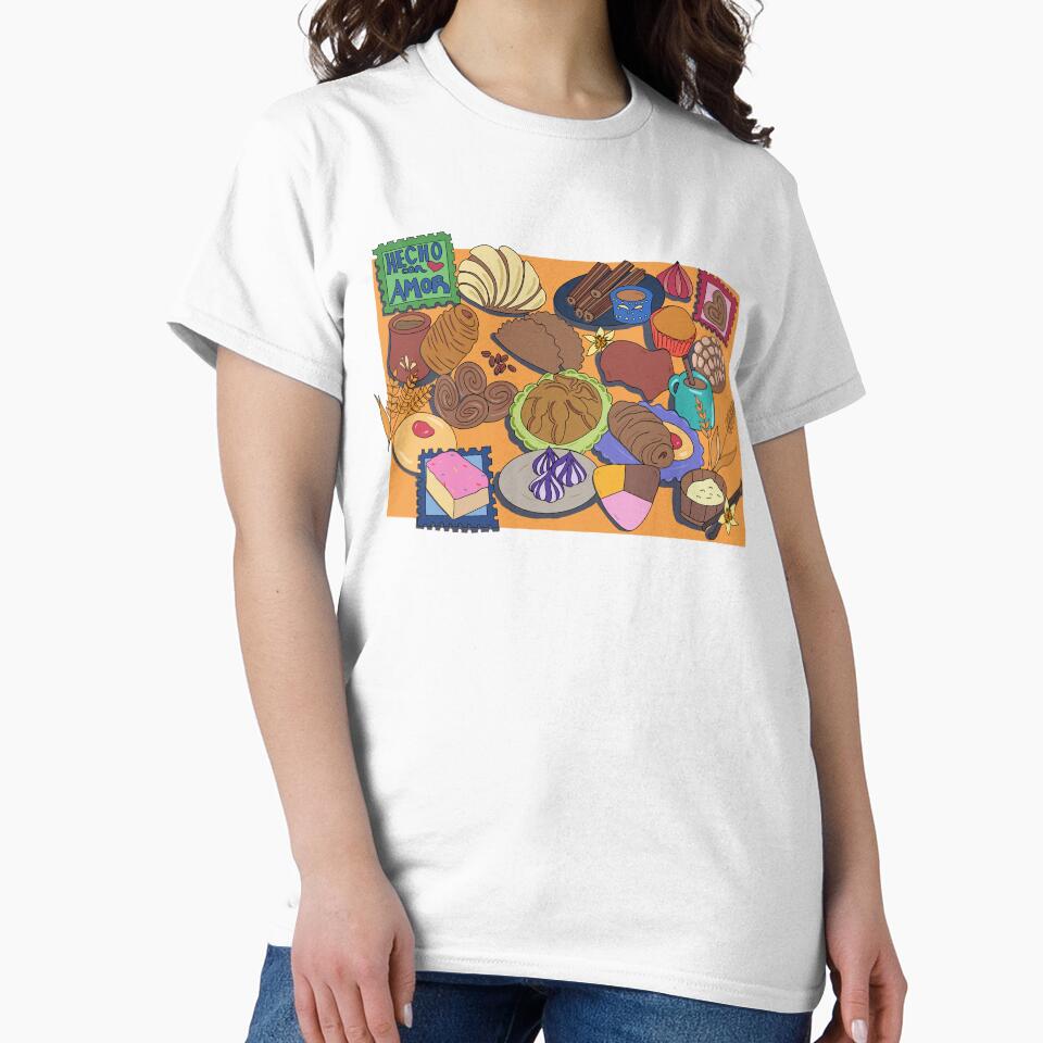 Mexican pan dulce pastries digital artwork by kuallidesigns