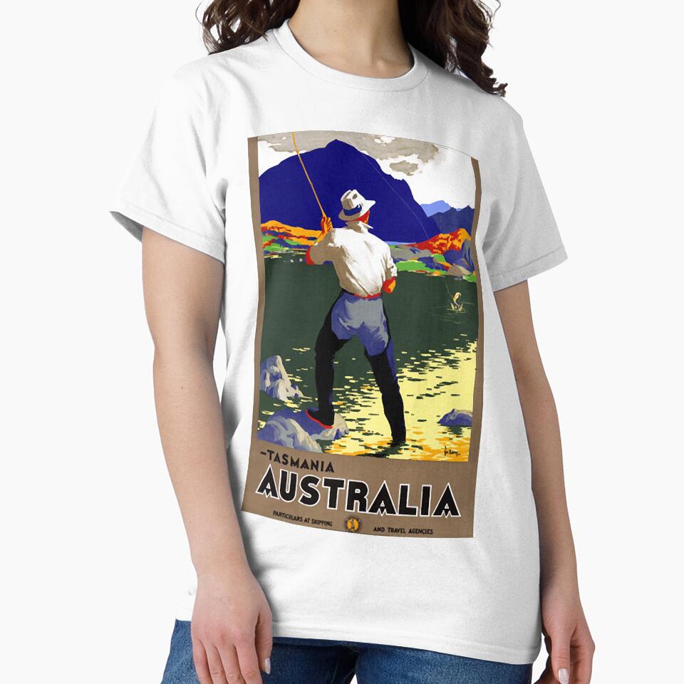 Vintage Travel Poster  Tasmania Australia by Lazarz8