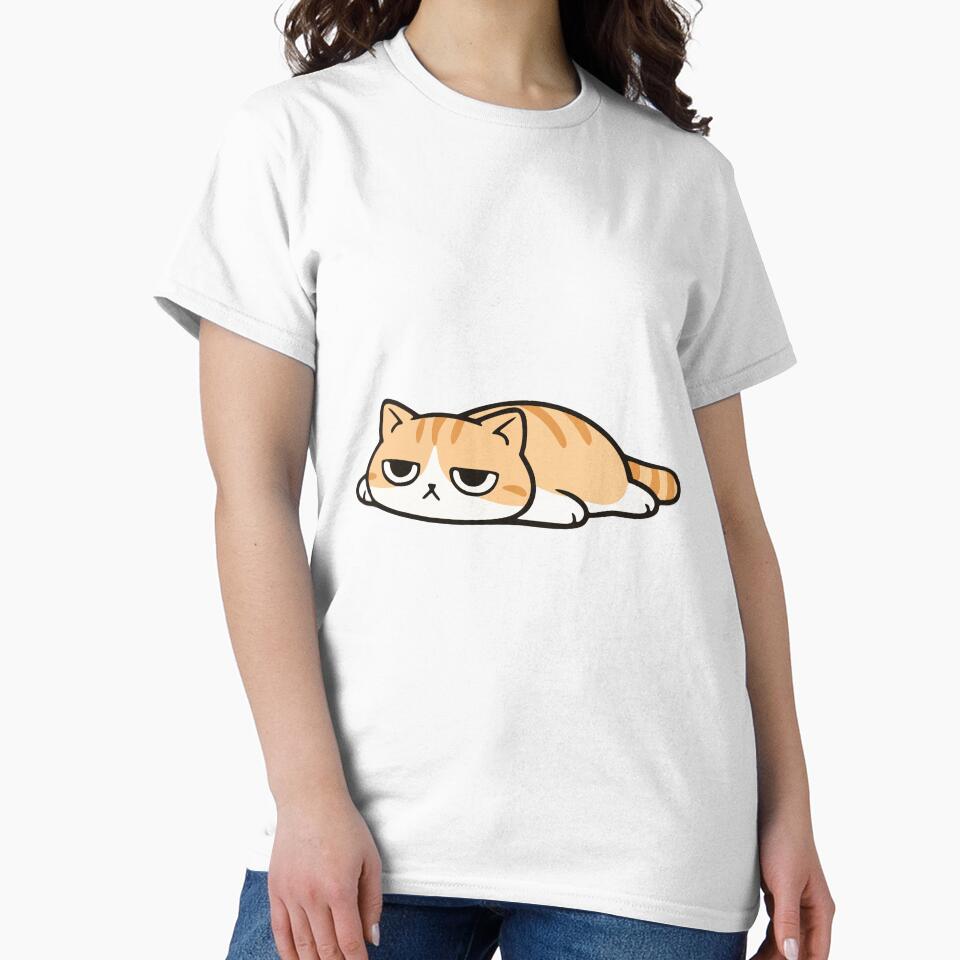 Lazy Loaf: Sleepy Orange Tabby Cat by arfindo-indra