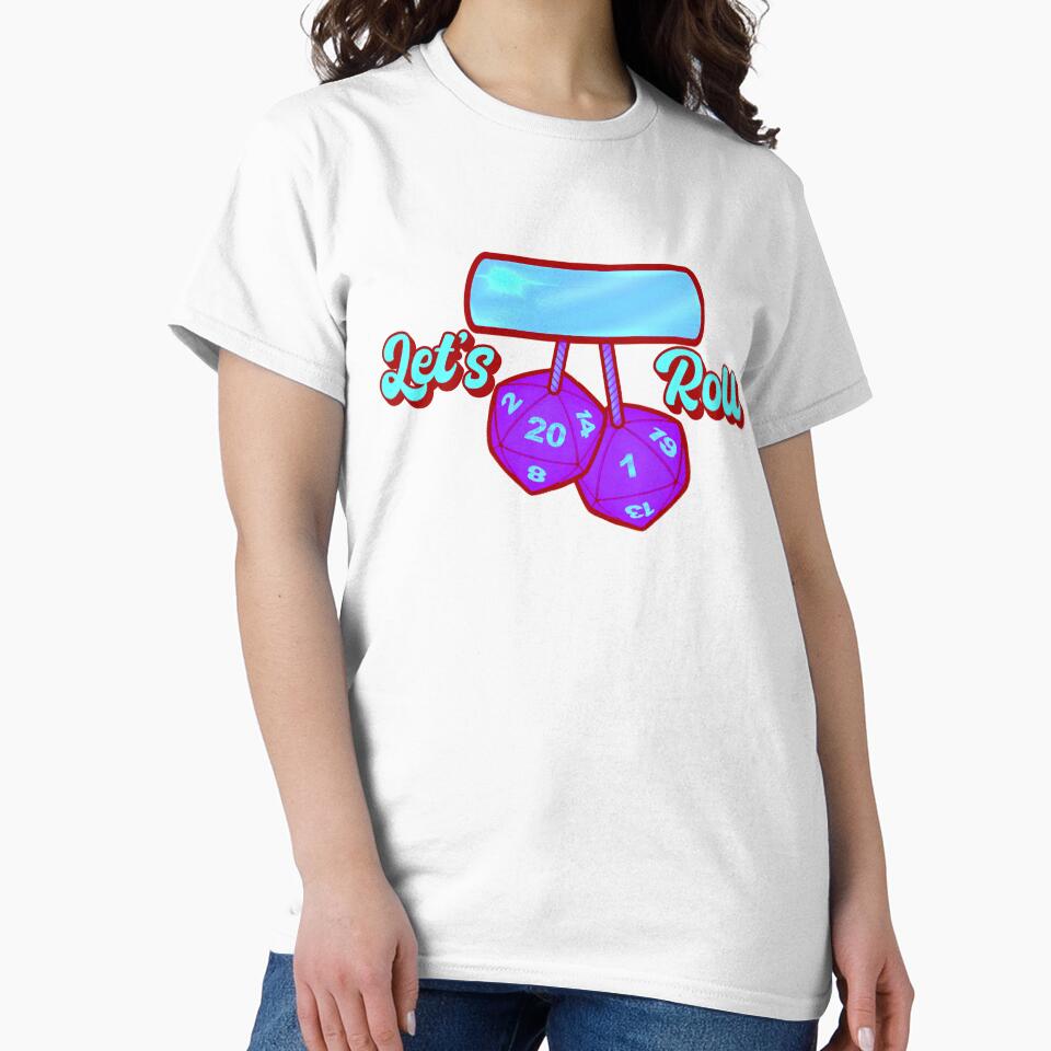 Let's Roll (Purple Version) by Ye Olde Dungeons & Dragons Lorecast Shoppe
