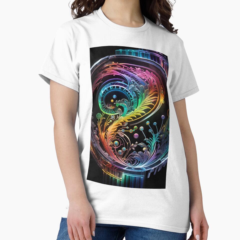 Swirling Shapes and Floral Elements by masabo