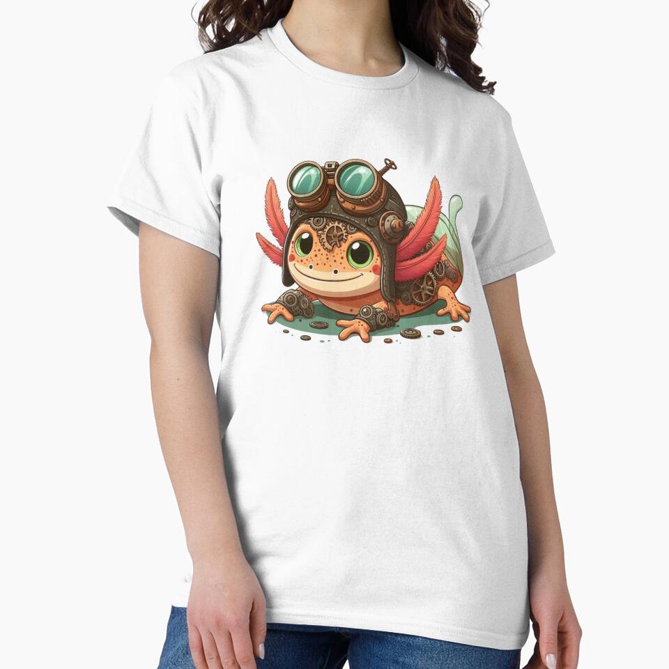 CUTE AXALOTL STEAMPUNK by cami gallo