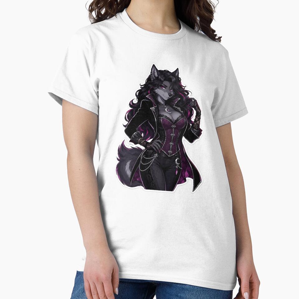 Midnight Velvet Goth Wolf by Furrenzy