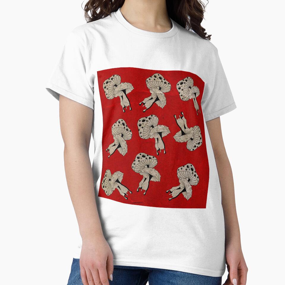magic mushroom texture art by Ilustra Club
