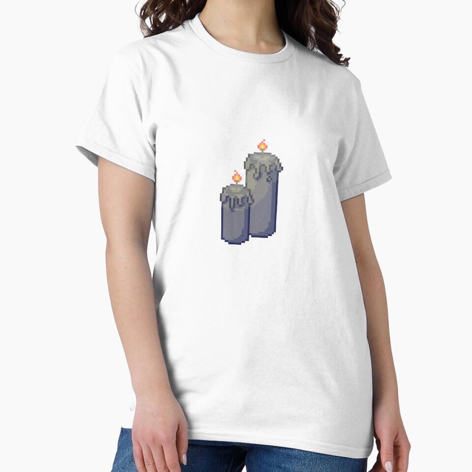 Spooky Pixel Candle by pooknero